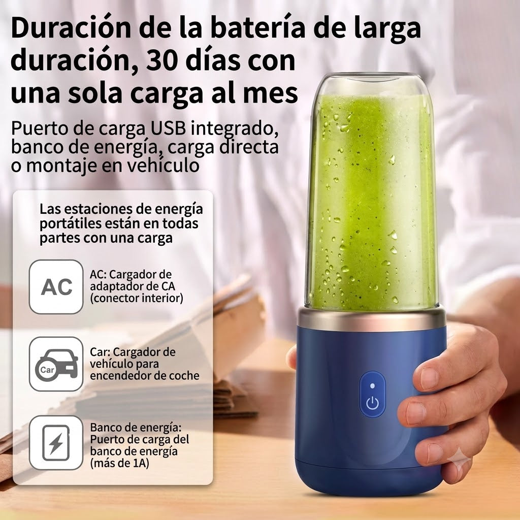 Licuadora Portátil Recargable USB